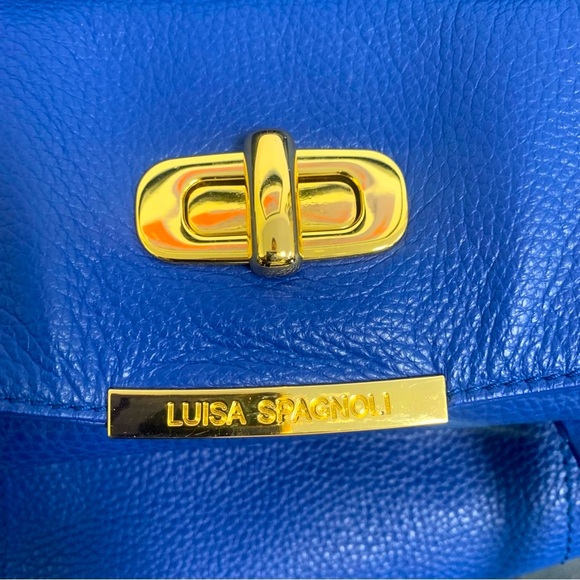 Luisa Spagnoli Shoulder Bag/Handbag, Cobalt Blue bought in Milan - Picture 2 of 10
